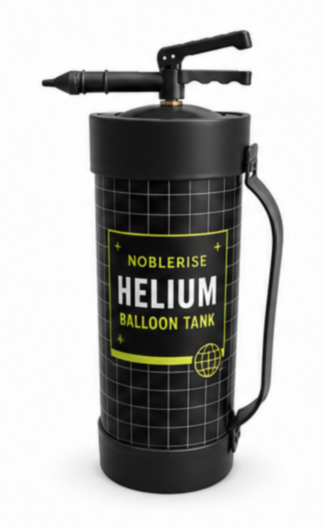 NOBLERISE Grid Black portable helium balloon tank