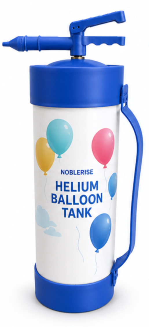 NOBLERISE Sky Blue portable helium balloon tank